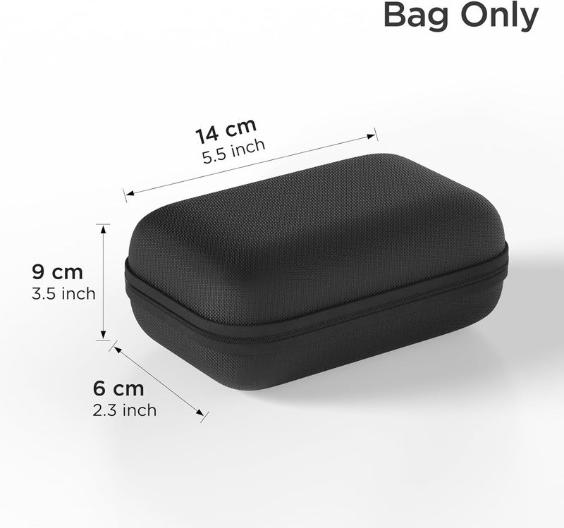 SUPVAN Nylon Hard Protective Travel Case for E10 Label Maker and Tapes, Waterproof Shockproof Scratch Resistant Carrying Case for External Hard Drive, Power Bank, Cell Phone, Cable, Cord - Image 2